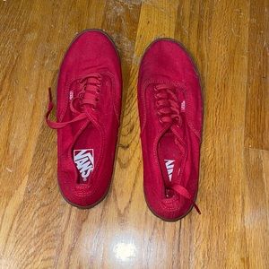 Red Vans